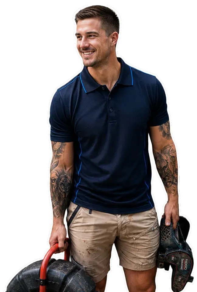A licensed Kellyville plumber with his tools